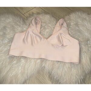 Hanes MHG796 Wide SmoothTec Band ComfortFlex Fit Unlined Bra WF XL+ X-Large Pink